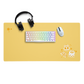 Day of the Dead Yellow Simple Deak Mat