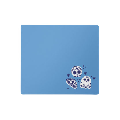 Day of the Dead Blue Simple Desk Mat