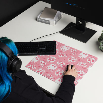 Day of the Dead Light Pink Desk Mat
