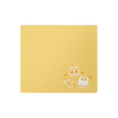 Day of the Dead Yellow Simple Deak Mat