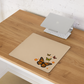 Orange Butterfly Desk Mat