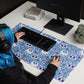 Day of the Dead Pan Desk Mat Blue
