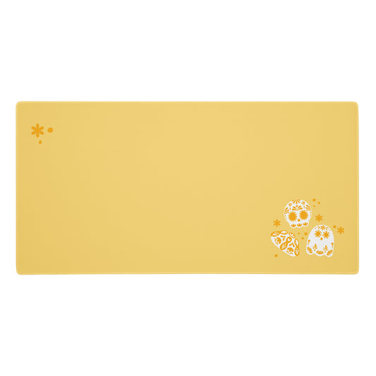 Day of the Dead Yellow Simple Deak Mat