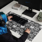 Day of the Dead Black Desk Mat