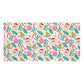 White Navidad Pan Desk Mat