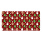 Red Christmas Ghosts Desk Mat