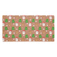 Brown Christmas Ghosts Desk Mat
