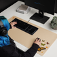 Orange Butterfly Desk Mat