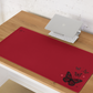 Red Butterfly Desk Mat