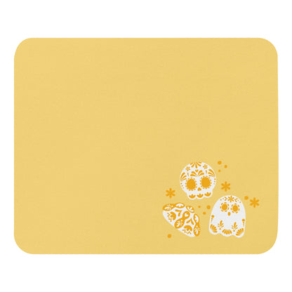 Day of the Dead Yellow Simple Concha Small Office Mouse Pad (8.7"x7.1")