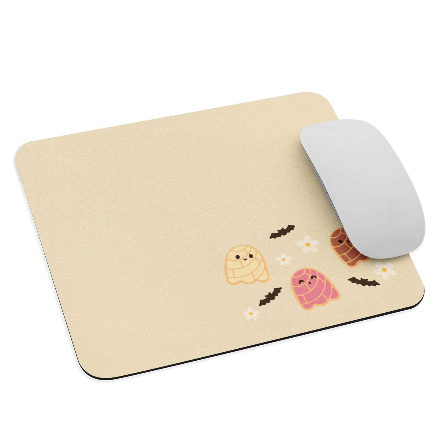 Concha Ghost Tan Simple Small Office Mouse Pad (8.7"x7.1")