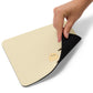 Concha Ghost Tan Simple Small Office Mouse Pad (8.7"x7.1")