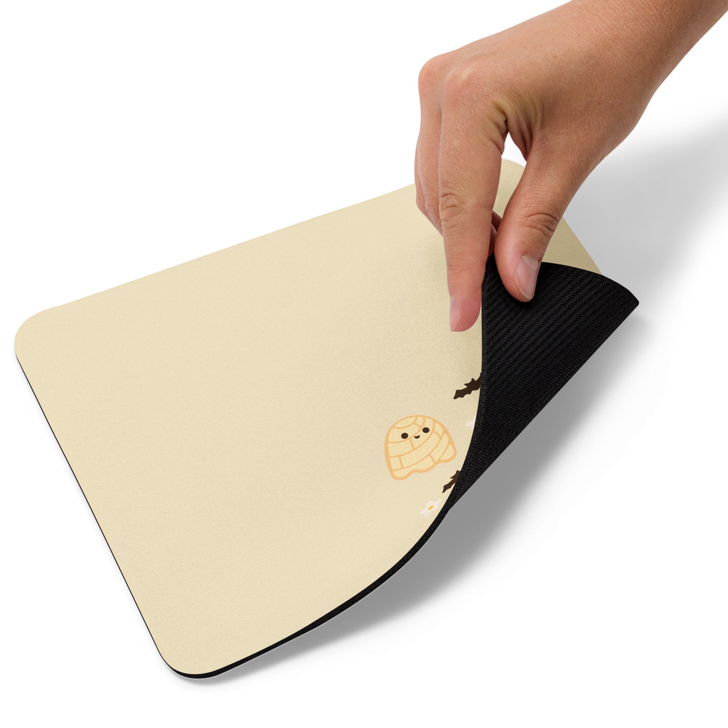 Concha Ghost Tan Simple Small Office Mouse Pad (8.7"x7.1")