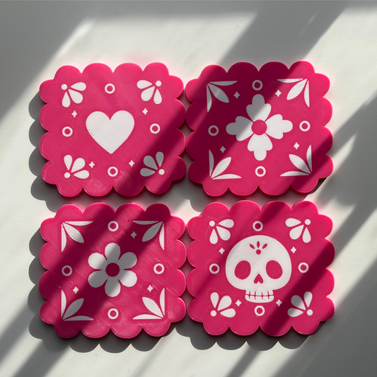 Papel Picado Coasters
